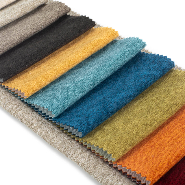 Living Room Furniture Linen Cotton Fabrics For Sofa Pillow